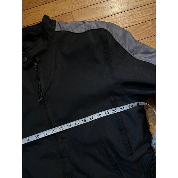 Adult Size L Motor Gear  Motorcycle Jacket Waterproof fabric Has gray/silver acc - Picture 6 of 11